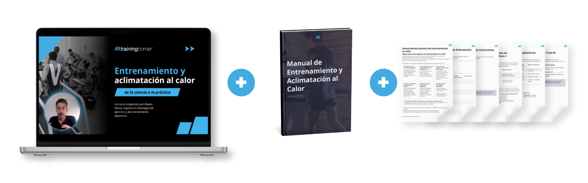 Mockup del curso, manual y contenidos extra